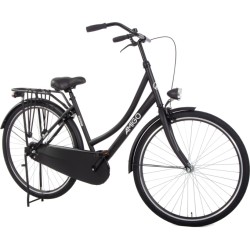 Cotton omafiets 28 Inch 50 cm Women Coaster Brake Matte black