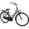 Cotton omafiets 28 Inch 50 cm Women Coaster Brake Matte black