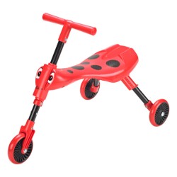 ScuttleBug Beetle Loopfiets met 3 Wielen Junior Red/Black