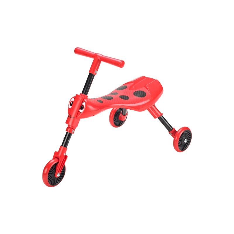 ScuttleBug Beetle Loopfiets met 3 Wielen Junior Red/Black