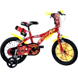 Flash 14 Inch 24 cm Boys Caliper Red/Yellow