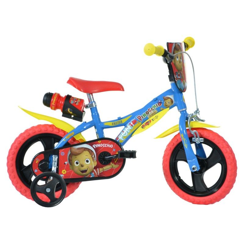 Pinocchio 12 Inch 21 cm Boys Fixed Gear Blue/Red