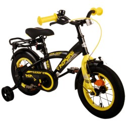 Thombike 12 Inch 21,5 cm Boys Coaster Brake Black/Yellow