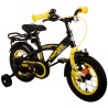 Thombike 12 Inch 21,5 cm Boys Coaster Brake Black/Yellow