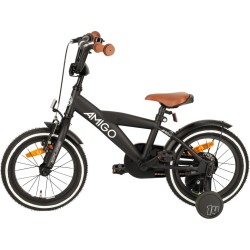 Explorer 14 Inch 21,5 cm Boys Coaster Brake Black/White