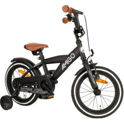 Explorer 14 Inch 21,5 cm Boys Coaster Brake Black/White