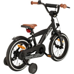 Explorer 14 Inch 21,5 cm Boys Coaster Brake Black/White