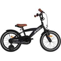 Explorer 16 Inch 23 cm Boys Coaster Brake Black/White