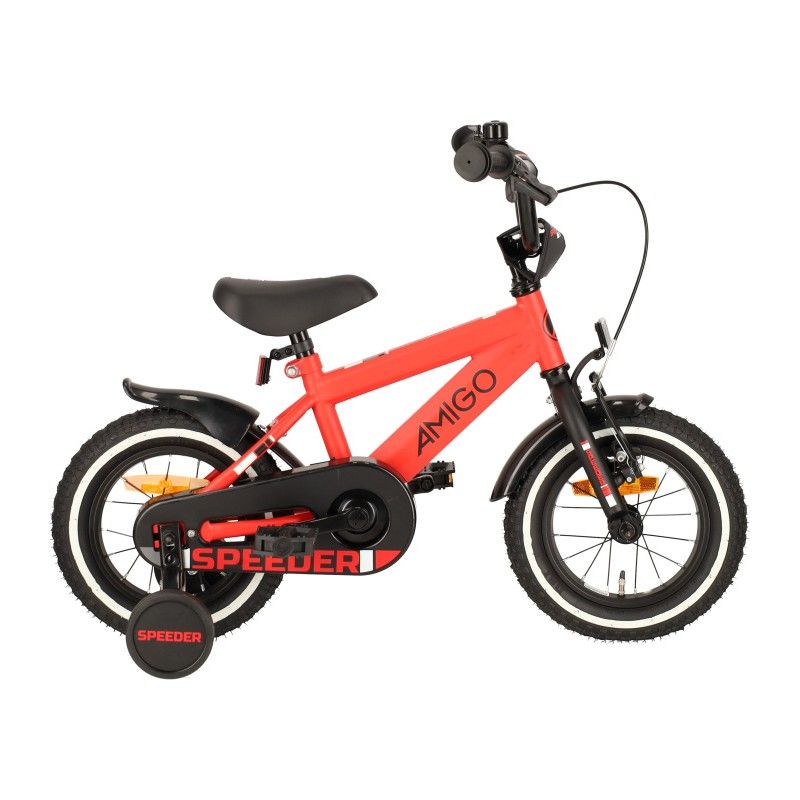 Speeder 12 Inch 21,5 cm Boys Coaster Brake Red/Black