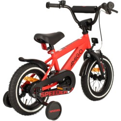 Speeder 12 Inch 21,5 cm Boys Coaster Brake Red/Black