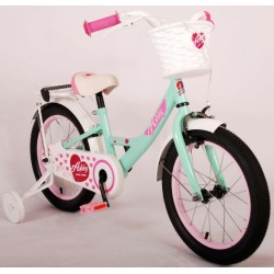 Ashley 16 Inch 23 cm Girls Coaster Brake Mint Green/White