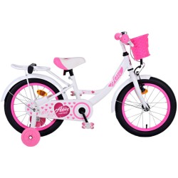 Ashley 16 Inch 23 cm Girls Coaster Brake White/Pink