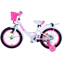 Ashley 16 Inch 23 cm Girls Coaster Brake White/Pink