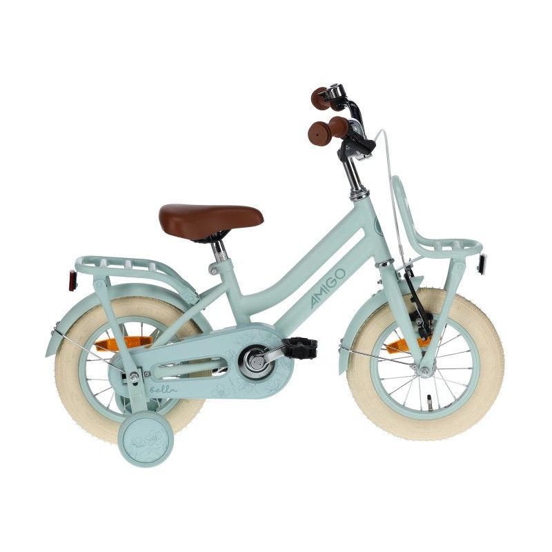 Bella 12 Inch 21 cm Girls Coaster Brake Green