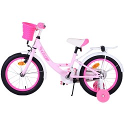 Ashley 16 Inch 23 cm Girls Coaster Brake Light pink/White