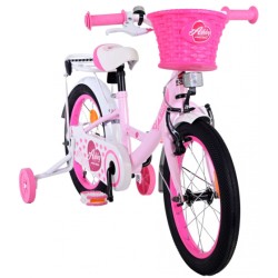 Ashley 16 Inch 23 cm Girls Coaster Brake Light pink/White