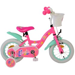 Barbie 12 Inch 20 cm Girls Coaster Brake Pink/Mint Green