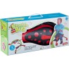 ScrambleBug Beetle Loopfiets met 4 Wielen Junior Red/Black