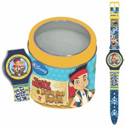 WALT DISNEY KID WATCH Mod. JAKE THE PIRATE - Tin box