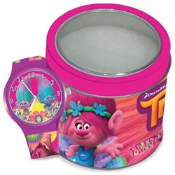 WALT DISNEY KID WATCH Mod. TROLLS - Tin Box