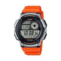 CASIO Mod. WORLD TIME ILLUMINATOR - 5 Alarms, 10 Year battery