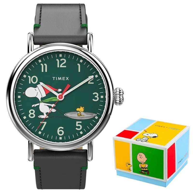 TIMEX Mod. PEANUTS COLLECTION - THE WATERBURY - Snoopy Woodstock Ice Skating - Special Pack