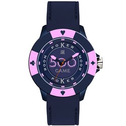 LIGHT TIME Mod. POKER - Blue / Pink