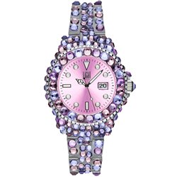 LIGHT TIME Mod. MEDITERRANEO - Full Strass / Pink