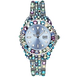 LIGHT TIME Mod. MEDITERRANEO - Full Strass / Light Blue