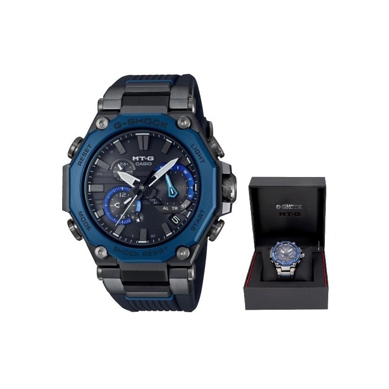 CASIO G-SHOCK MASTER OF G Mod. METAL TWISTED-G BLUE - DUAL CORE GUARD ***SPECIAL PRICE***