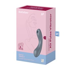 SATISFYER CURVY TRINITY 1 VIBRADOR GRIS 1UN;MUJER