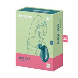 SATISFYER SPOT ON 1 LAY-ON VIBRADOR VERDE 1UN;MUJER