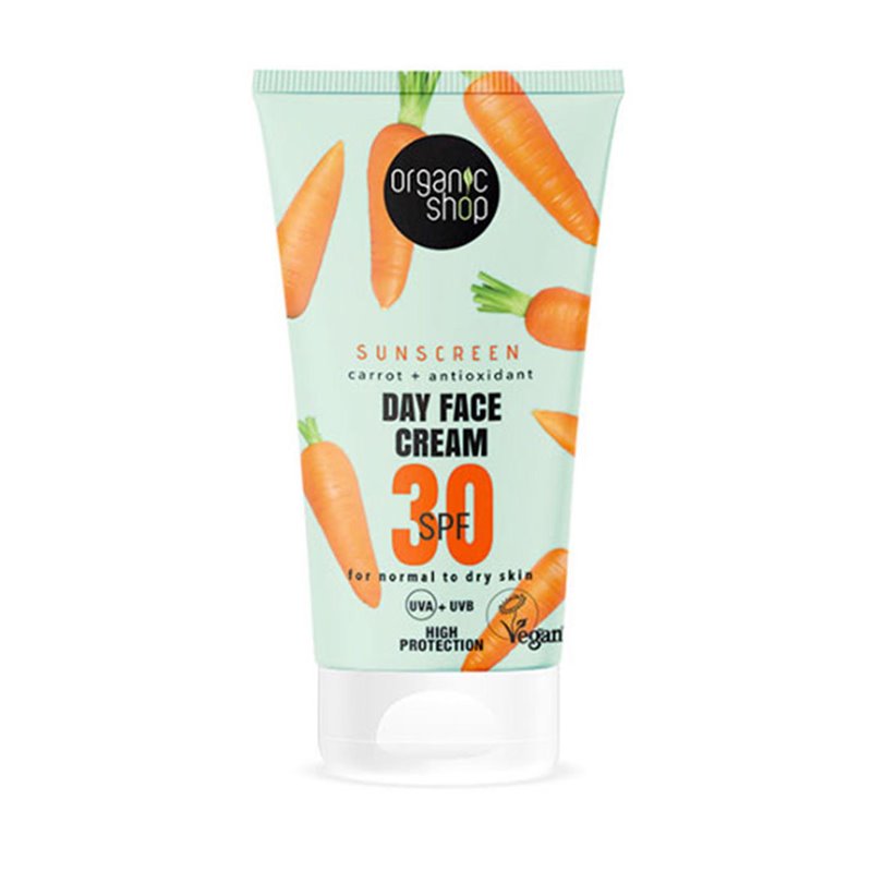 ORGANIC SHOP CARROT CREMA FACIAL DE DIA SPF30 50MLUNISEX