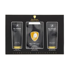 TONINO LAMBORGHINI PRESTIGIO EAU DE TOILETTE 120ML VAPORIZADOR + GEL DE BAÑO 100ML + BALSAMO AFTER SHAVE 100MLMUJER