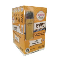 DINNER LADY PRO VAPEADOR TROPIC MANGO SIN NICOTINA PACK 10UN;UNISEX