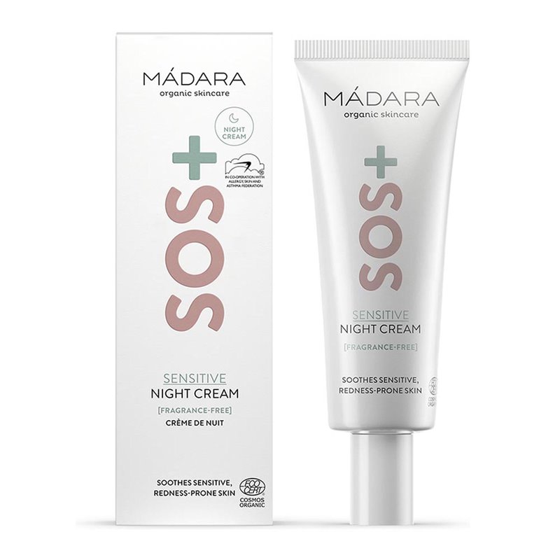 MADARA SOS SENSITIVE CREMA DE NOCHE SUAVIZANTE 70ML;MUJER