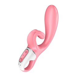 SATISFYER HUG ME VIBRADOR Y ESTIMULADOR ROSA TESTER 1UNMUJER