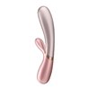 SATISFYER HOT LOVER VIBRADOR Y ESTIMULADOR ROSA TESTER 1UN;MUJER