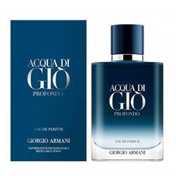 GIORGIO ARMANI ACQUA DI GIO PROFONDO EAU DE PARFUM 100ML VAPORIZADOR;HOMBRE