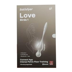 SATISFYER LOVE BIRDS 1 INTENSE PELVIC FLOOR TRAINING APP BEIGE 1UNMUJER