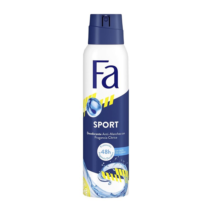 FA SPORT DESODORANTE ANTI-MANCHAS 150ML VAPORIZADORMUJER