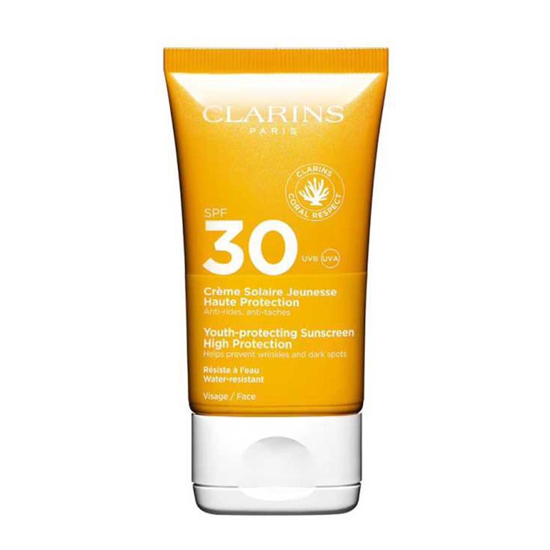 CLARINS YOUTH PROTECTION SUNSCREEN CREMA FACIAL SPF30 50ML;MUJER