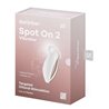 SATISFYER SPOT ON 2 VIBRADOR BLANCO ESTIMULACION DEL CLITORIS 1UN;MUJER