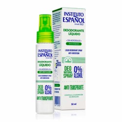 INSTITUTO ESPAÑOL SIN ALCOHOL SPRAY DESODORANTE LIQUIDO ANTI-TRANSPIRANTE 50ML VAPORIZADORUNISEX