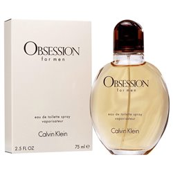 CALVIN KLEIN OBSESSION EAU DE TOILETTE FOR MEN 75ML VAPORIZADOR;HOMBRE