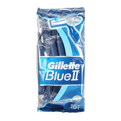 GILLETTE BLUE II PACK 10 UNIDADESHOMBRE