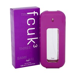 FCUK 3 HER EAU DE TOILETTE 100ML VAPORIZADOR;MUJER