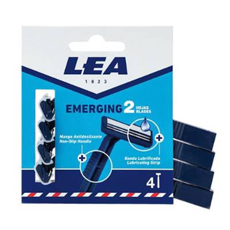 LEA EMERGING CUCHILLAS DESECHABLES 2 HOJAS 4UN;HOMBRE