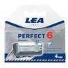 LEA PERFECT CUCHILLAS 6 HOJAS 4UN + DIAMOND PACK 4U.;HOMBRE