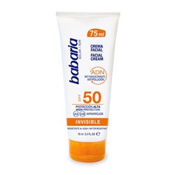 BABARIA SOLAR CREMA SPF50 INVISIBLE 75MLMUJER